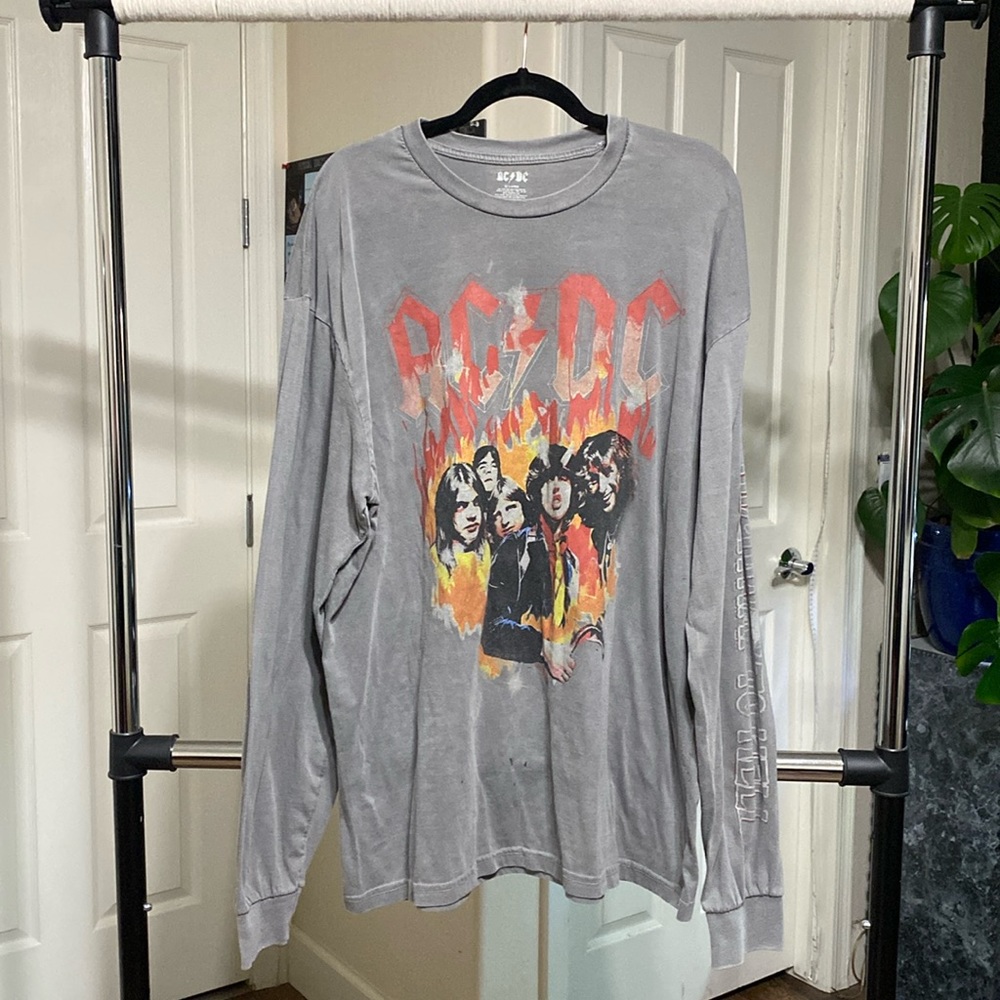 AC/DC Distressed Long Sleeve
